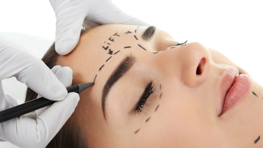 Combining Forehead Lifting