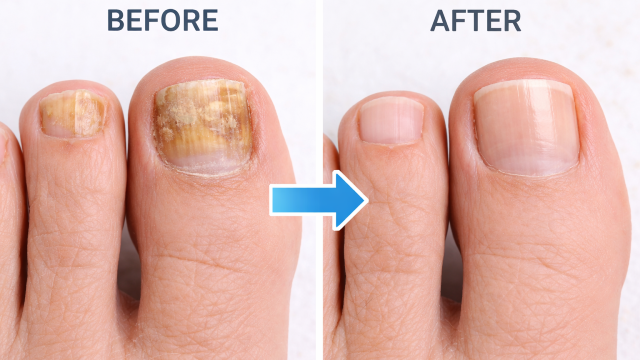 Persistent Nail Infection before and after