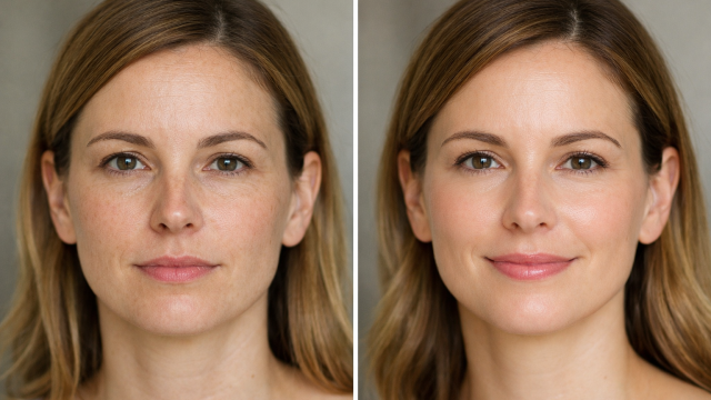 Before and After Image of Hydration & Glow