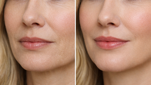 Before and After Image of Fine Line & Texture