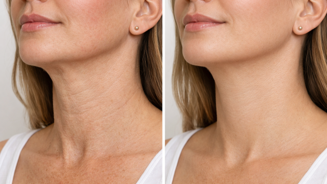 Before and After Image of Early Anti-Aging