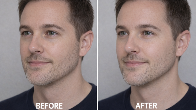 Pre-Event Skincare before and after