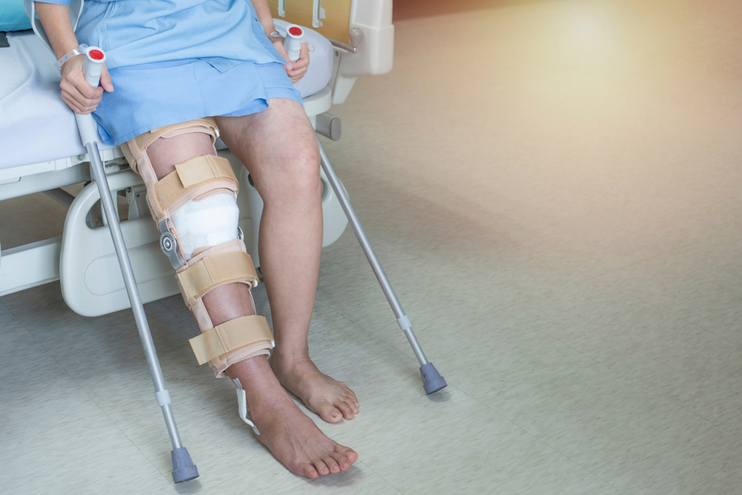 Recuperación de reemplazo parcial de rodilla