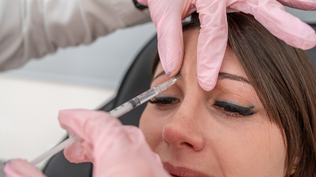 Forehead Botox Procedure.