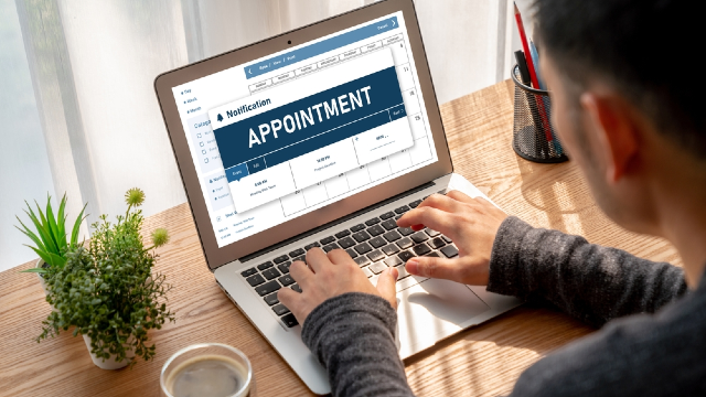 Booking an Appointment.
